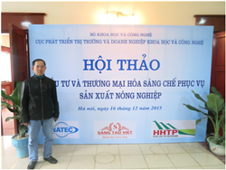 Mr. Nguyen Manh Ha, the inventor and also the chairman of Blue Sky Company